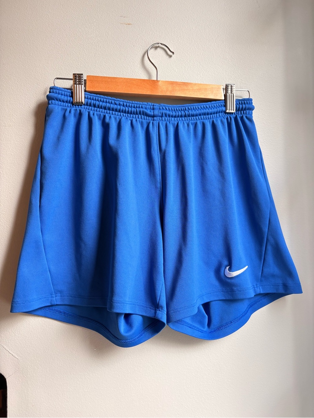 Nike Women’s Blue Athletic Training Shorts with Swoosh